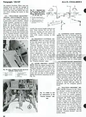 Photo 7 - Allis Chalmers G Series-B C CA G RC WC WF WD WD45 WD45D Shop Operator Manual Implements Parts Manual Tractor