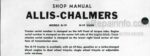 Photo 4 - Allis Chalmers D19 D19 Diesel Shop Manual Tractor