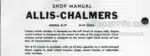 Photo 4 - Allis Chalmers D19 D19 Diesel Shop Manual Tractor