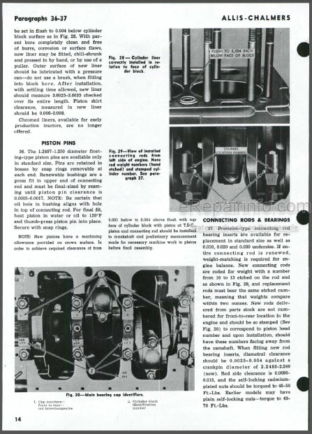 Photo 1 - Allis Chalmers Model 160 Shop Manual Tractor