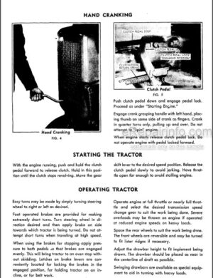 Photo 11 - Allis Chalmers Model C Operators Maintenance Manual Tractor