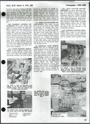 Photo 13 - Allis Chalmers Models D-21 D-21 Series II 210 220 Shop Manual Tractor