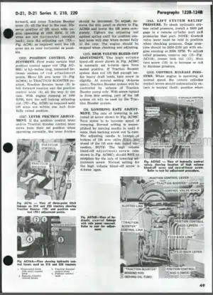 Photo 14 - Allis Chalmers Models D-21 D-21 Series II 210 220 Shop Manual Tractor