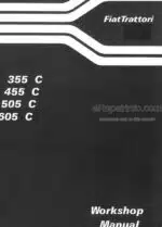 Photo 4 - Fiat 355C 455C 505C 605C Workshop Manual Tractor 60354162