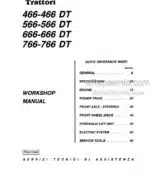 Photo 4 - Fiat 466 566 666 766 466DT 566DT 666DT 766DT Workshop Manual Tractor 06910067