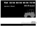 Photo 4 - Fiat 55-56 60-56 65-56 70-56 55-56DT 60-56DT 65-56DT 70-56DT Operators Manual Lift O-Matic Tractor 06910153