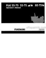 Photo 3 - Fiat 55-75 60-75 Operators Manual Tractor 06910156