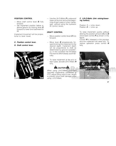 Photo 1 - Fiat 55-85 55-85 Operators Manual Steering O-Matic Tractor 06910176