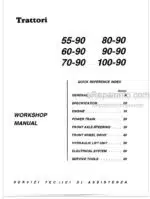 Photo 5 - Fiat 55-90 60-90 70-90 80-90 90-90 100-90 Workshop Manual Tractor 60354241