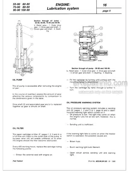 Photo 1 - Fiat 55-90 60-90 70-90 80-90 90-90 100-90 Workshop Manual Tractor 60354241