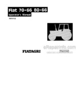 Photo 4 - Fiat 70-66 80-66 70-66DT 80-66DT Operators Manual Tractor 06910122
