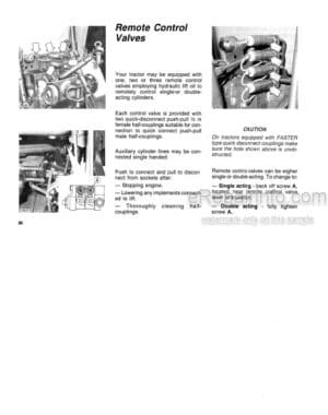 Photo 7 - Fiat 62-86 72-86 72-86LP 82-86 82-86LP Operators Manual Tractor 06910286