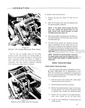 Photo 7 - Ford 830 1130 Operators Manual Rider Mower Tractor 42083020