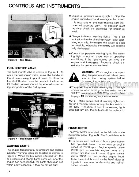 Photo 1 - Ford 1120 Operators Manual Tractor 42112030