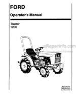 Photo 4 - Ford 1200 Operators Manual Tractor 42120010