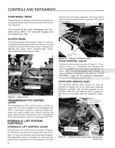 Photo 1 - Ford 1200 Operators Manual Tractor 42120010
