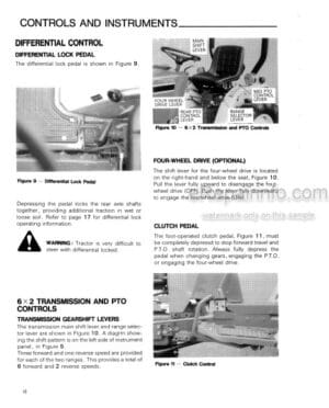 Photo 6 - Ford 1500 Operators Manual Tractor 42150011