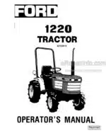Photo 4 - Ford 1220 Operators Manual Tractor 42122010