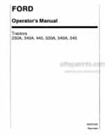 Photo 4 - Ford 230A 340A 445 530A 540A 545 Operators Manual Tractor 42023020