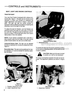 Photo 6 - Ford 231 340 445 531 540 545 Operators Manual Tractor 42023160