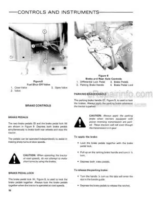 Photo 6 - Ford 445A 545A 745 Operators Manual Industrial Tractor Loader 42044520