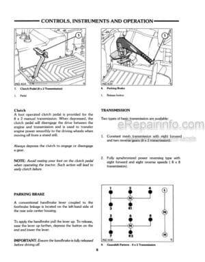 Photo 7 - Ford 1500 Operators Manual Tractor 42150011