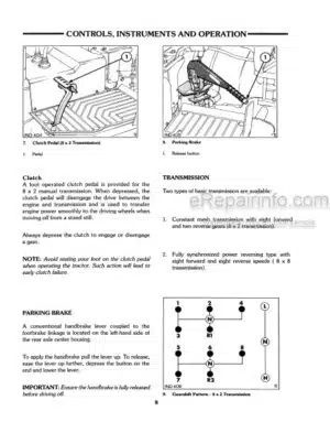 Photo 7 - Ford 1500 Operators Manual Tractor 42150011