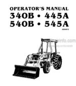 Photo 3 - Ford 340B 445A 540B 545A Operators Manual Tractor 42034012