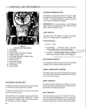 Photo 6 - Ford 345D 445D 545D Operators Manual Tractor Loader 42034535