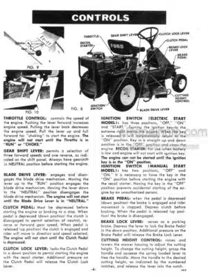 Photo 3 - Ford 51 61 66 Operators Manual Rider Mower Tractor 42005131