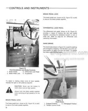 Photo 7 - Ford 755 Operators Manual Tractor Loader Backhoe 42075510