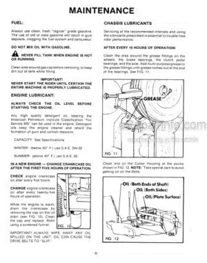 Photo 13 - Ford 830 1130 Operators Manual Rider Mower Tractor 42083020