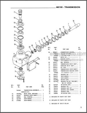 Photo 6 - Gehl 8280 8285 8330 8335 Parts Manual Mixer Feeder 909748