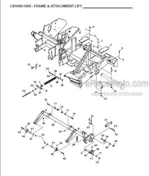 Photo 11 - Gehl 1060 1065 Parts Manual Forage Harvesters 907521