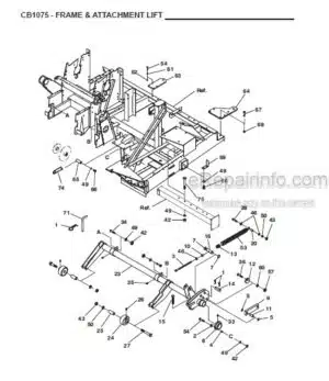 Photo 5 - Gehl 1075 Parts Manual Forage Harvester 908044