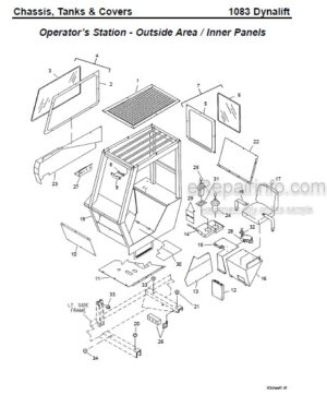 Photo 7 - Gehl 502 Parts Manual Compact Excavator