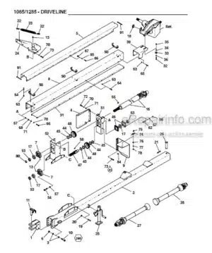 Photo 3 - Gehl 1085 1285 Parts Manual Forage Harvester 908157