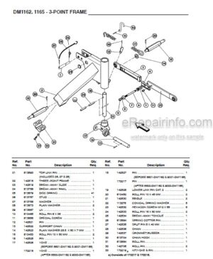 Photo 7 - Gehl 721 Parts Manual Wheel Loader 909886