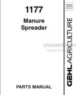 Photo 4 - Gehl 1177 Parts Manual Manure Spreader 907541