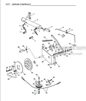 Photo 6 - Gehl 1465 Service Parts Manual Variable Chamber Round Baler 904113