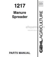 Photo 3 - Gehl 1217 Parts Manual Manure Spreader 907542