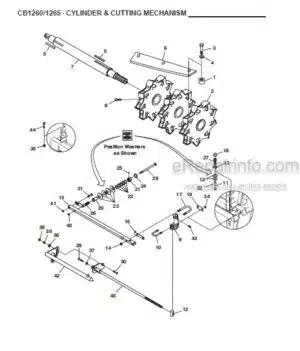 Photo 4 - Gehl 1260 1265 Parts Manual Forage Harvesters 907169