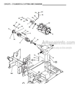 Photo 6 - Gehl 1475 1875 Parts Manual Variable Chamber Round Baler 908173