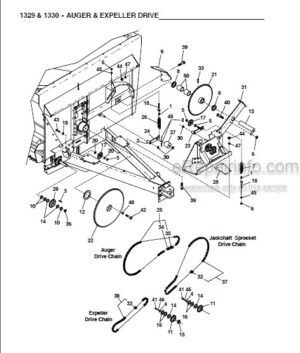 Photo 7 - Gehl 300 Series Scavenger II-309 312 315 322 Parts Manual Manure Spreader 907504