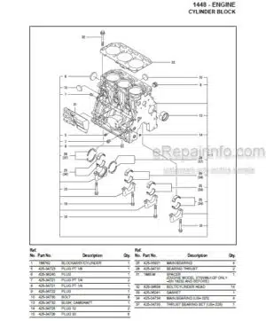 Photo 6 - Gehl 1448 Parts Manual Asphalt Paver 918214