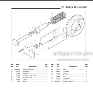 Photo 11 - Gehl 153 Parts Manual Mini Compact Excavator