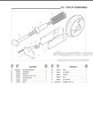 Photo 9 - Gehl 153 Parts Manual Mini Compact Excavator