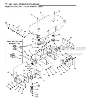 Photo 6 - Gehl 6620 Service Parts Manual Skid Loader 904513