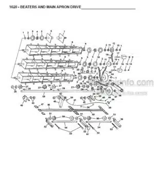 Photo 2 - Gehl 1620 Parts Manual Forage Box 909862