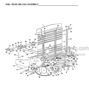 Photo 6 - Gehl 1085 1285 Parts Manual Forage Harvester 908157